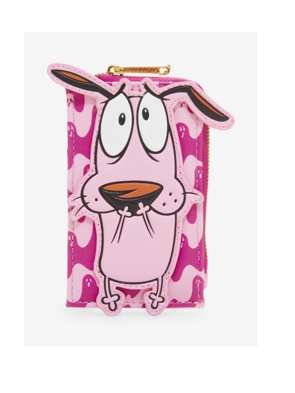 New Loungefly Courage The Cowardly Dog Cardholder